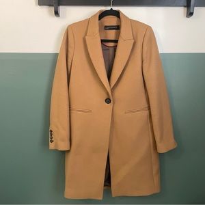 Zara Camel Wool Coat